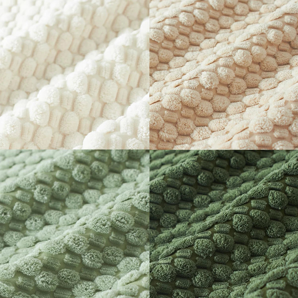 Corduroy kussenhoes met gestreepte textuur aan beide zijden, voor de bank