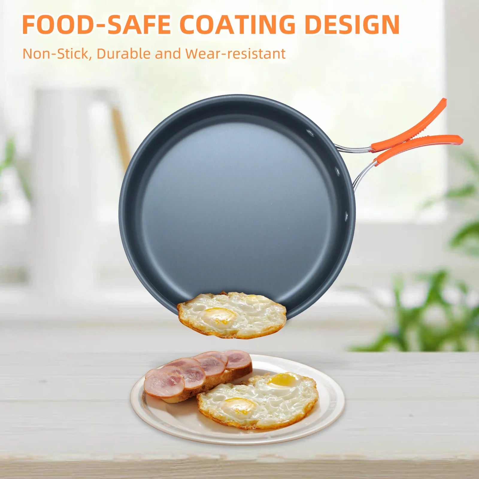 CampFire Cuisine - Juego de utensilios y vajilla de camping de 17 piezas