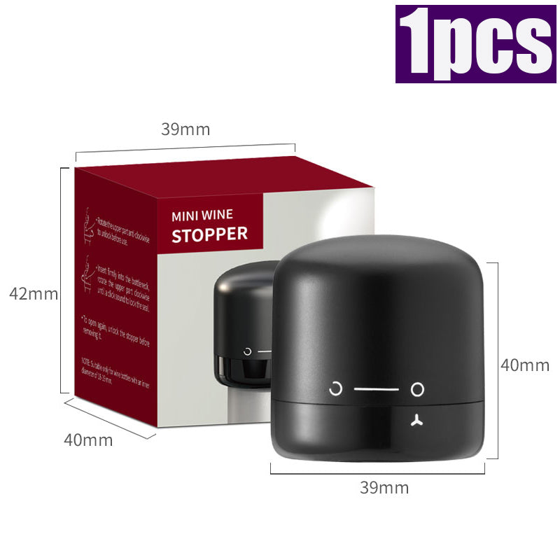 Tapón de Vacío para Vino y Champán - Sellador Hermético Reutilizable Twist-Lock