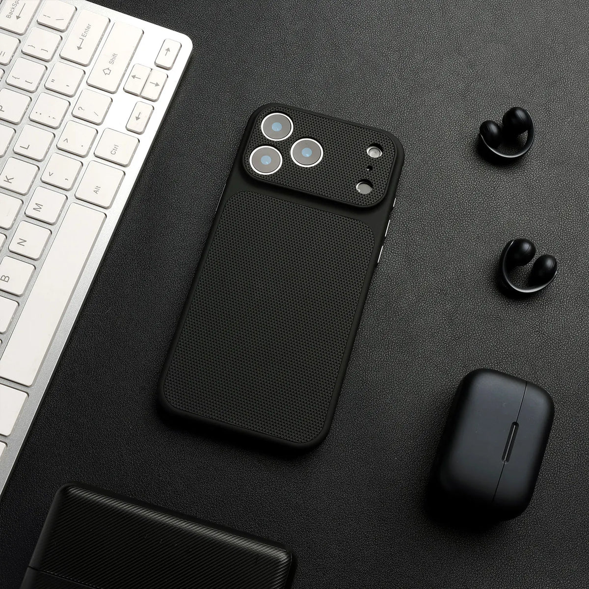 Funda de Piel Híbrida para iPhone Compatible con MagSafe