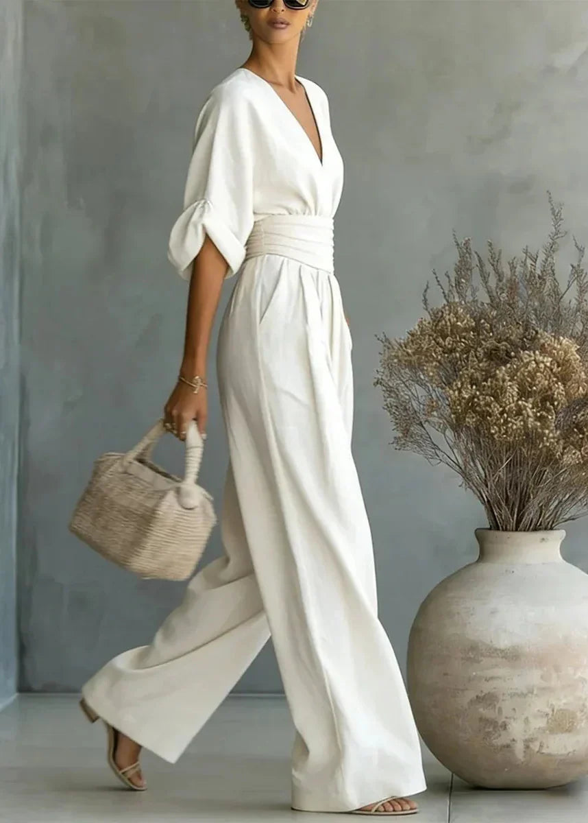 Mono para Mujer | Escote en V, Estilo Minimalista