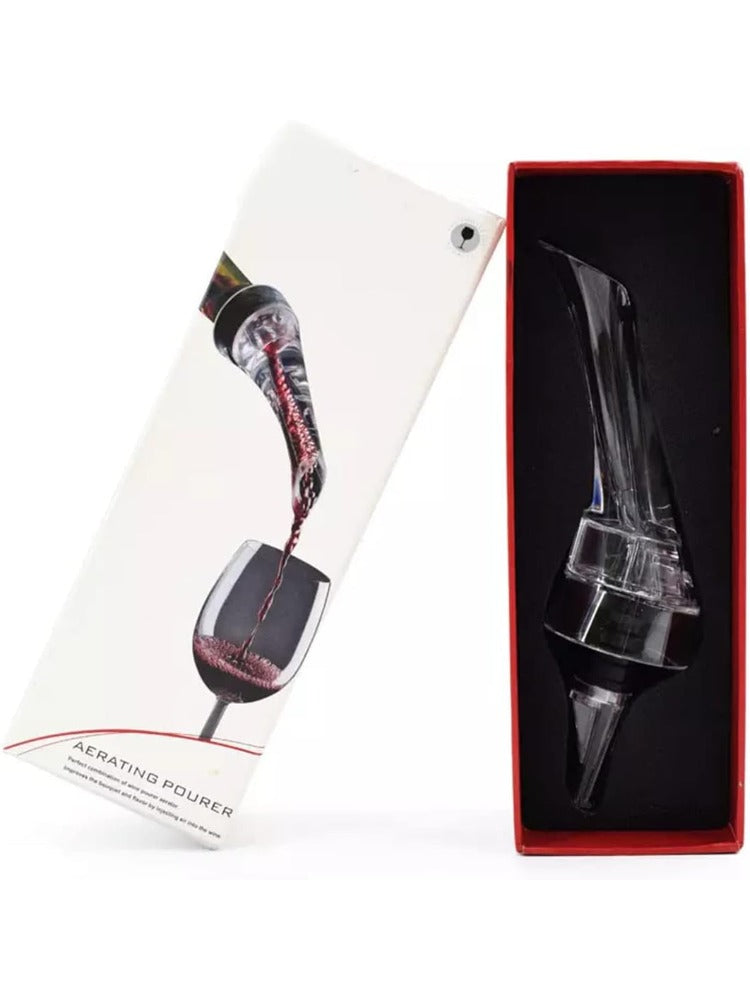 Decantador Aireador de Vino Instantáneo - Vertedor Antigoteo Oxigenador Profesional