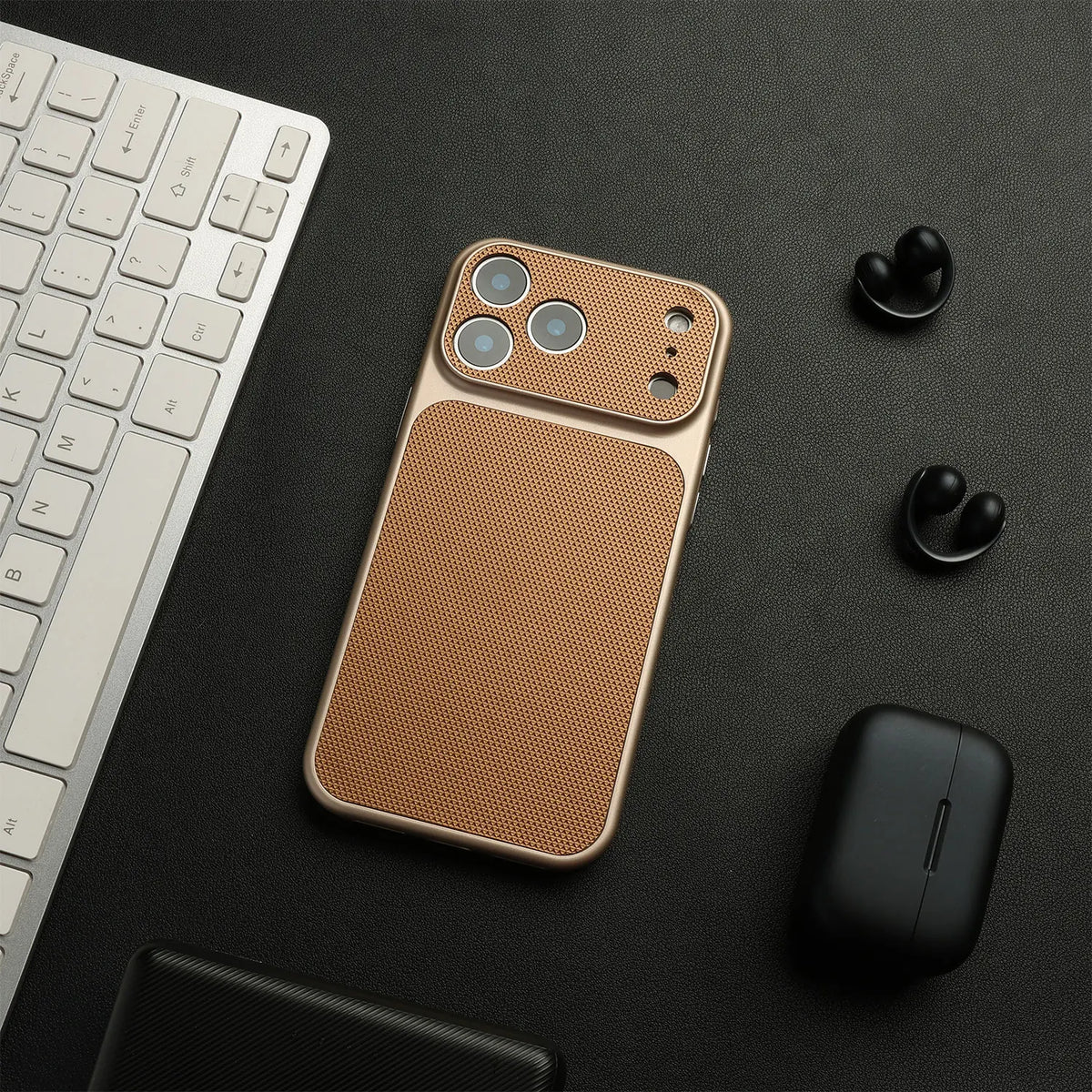 Funda de Piel Híbrida para iPhone Compatible con MagSafe