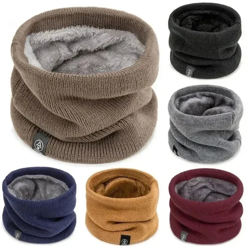 Multifunktions-Schlauchschal mit Fleece-Futter
