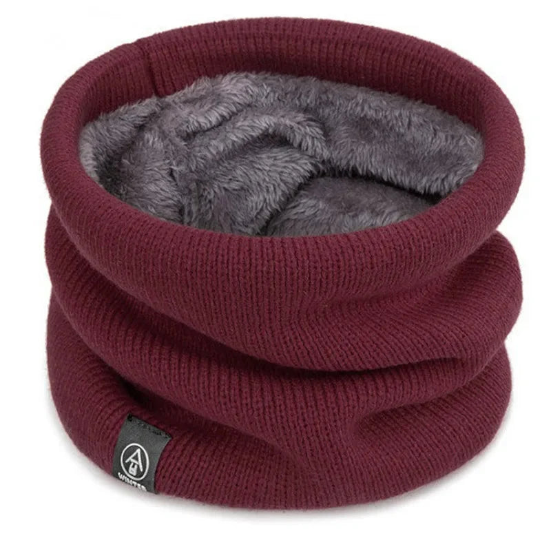 Multifunktions-Schlauchschal mit Fleece-Futter