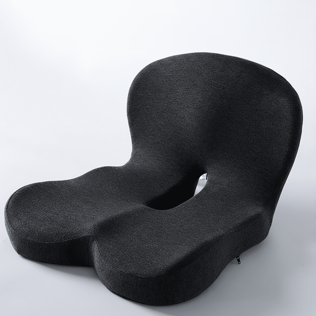 Cojín de Asiento Ergonómico de Espuma Viscoelástica Antideslizante