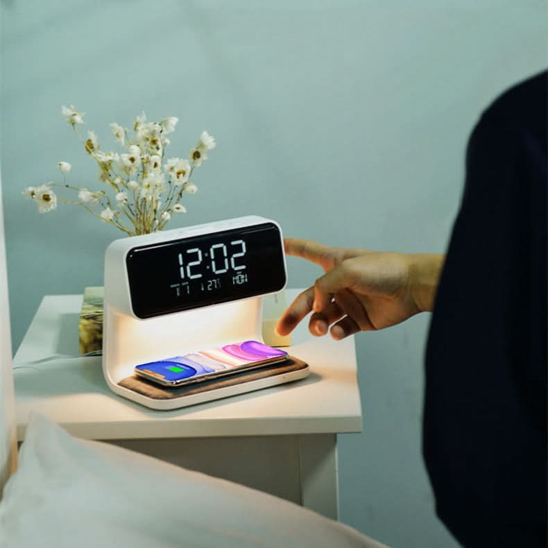 KlarBlick – Reloj despertador LCD claro con función de atenuación
