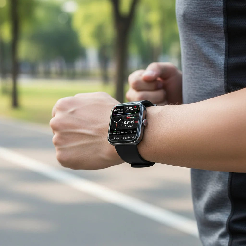 Smartwatch Deportivo con Monitor de Salud | Frecuencia Cardíaca, Sueño, Pasos y Notificaciones