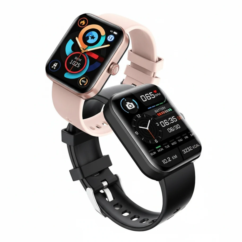 Smartwatch Deportivo con Monitor de Salud | Frecuencia Cardíaca, Sueño, Pasos y Notificaciones