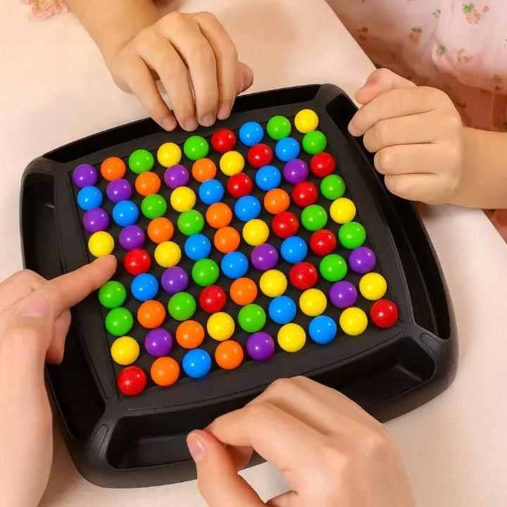 Juego de Mesa de Estrategia con 80 Bolas de Colores para Familia
