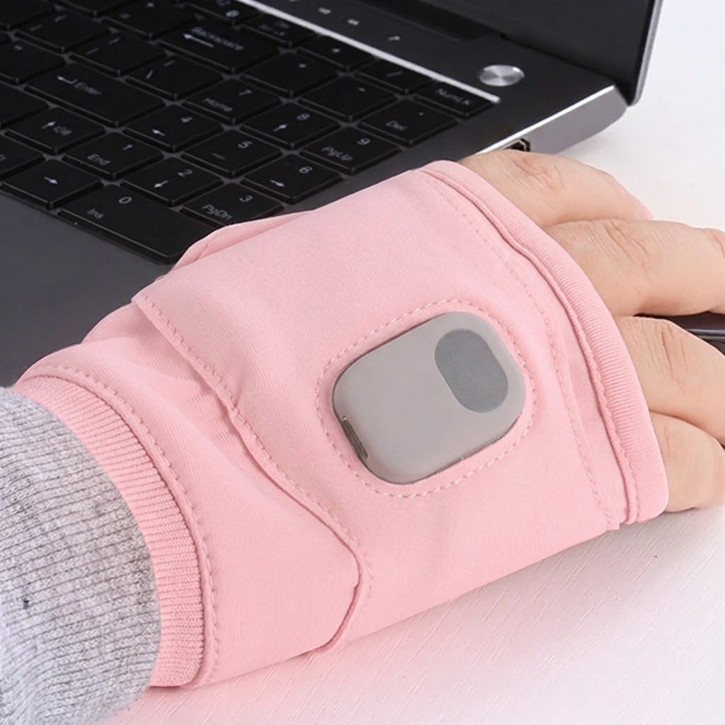 Guantes calefactables sin dedos con 3 niveles de calor