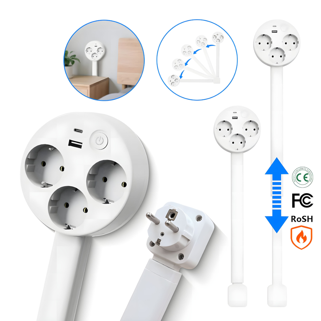 PowerReach | La toma extensible inteligente y elegante para un hogar moderno