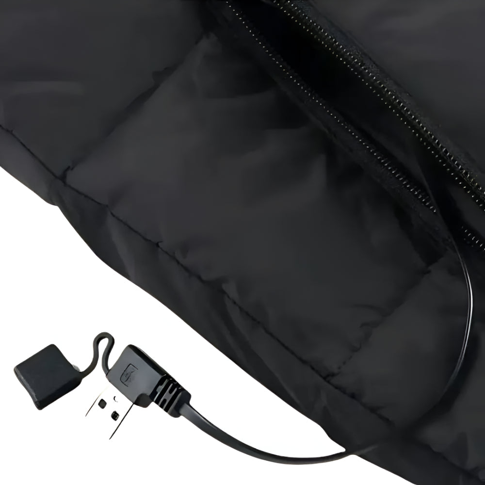 Gilet chauffant électrique pour femme avec 9 zones de chaleur