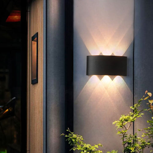 Lámpara de pared exterior LED a prueba de agua – Iluminación exterior elegante y eficiente en energía de aluminio