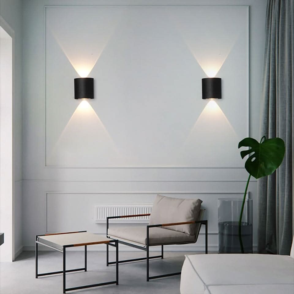 Lámpara de pared exterior LED a prueba de agua – Iluminación exterior elegante y eficiente en energía de aluminio