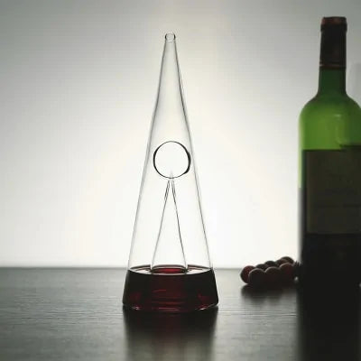 PirámideCristal | Decantador de Vino Transparente