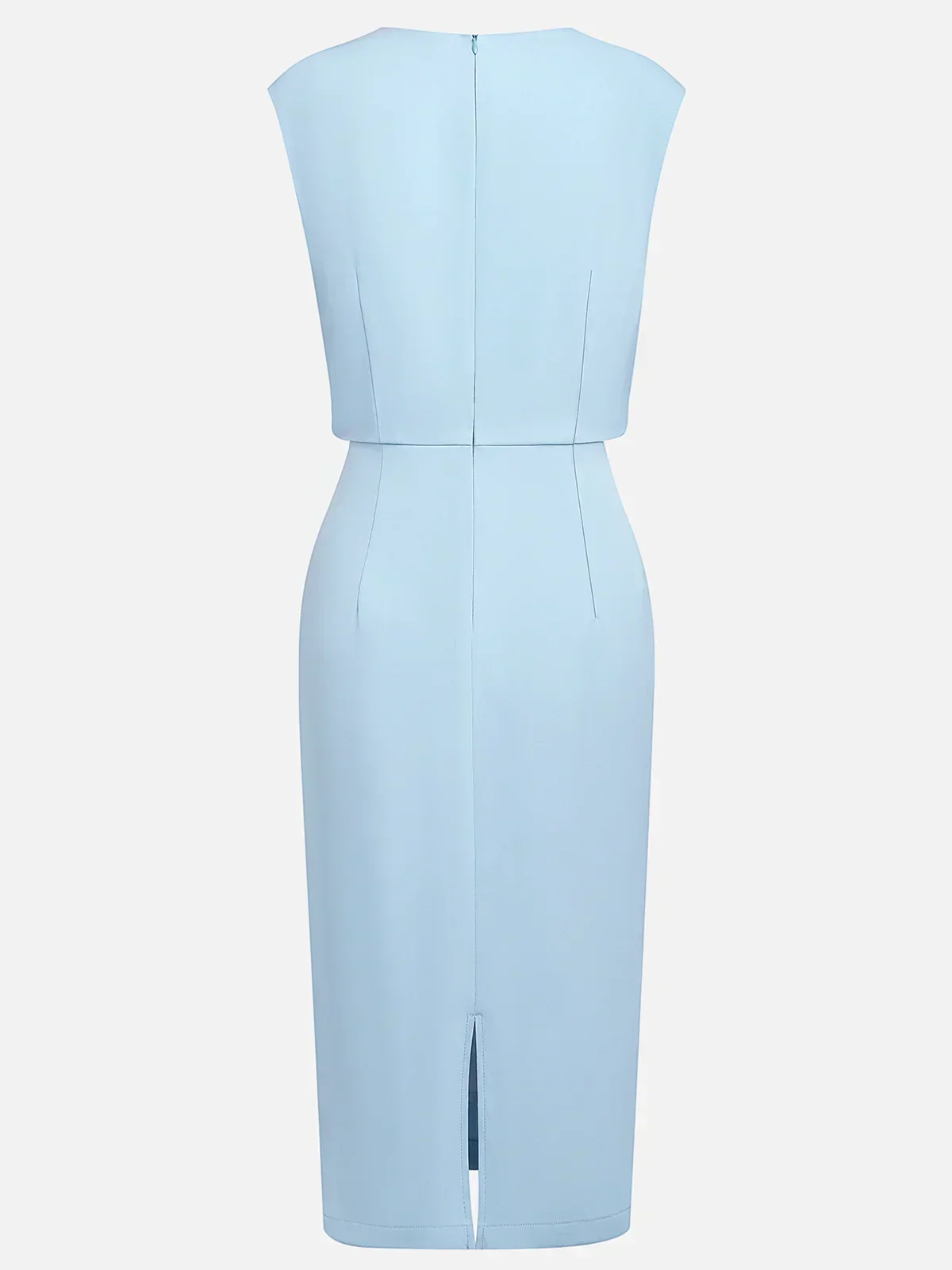 Vestido Midi para Mujer con Drapeado Lateral | Estilo Sofisticado