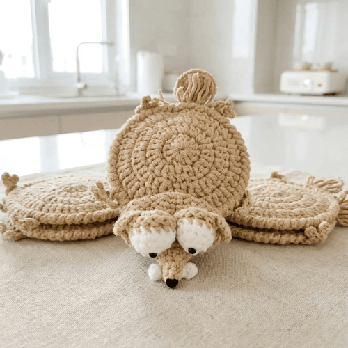 AnimalPosa | Posavasos de Ganchillo con Diseño Animal – El Detalle que Hace Sonreír