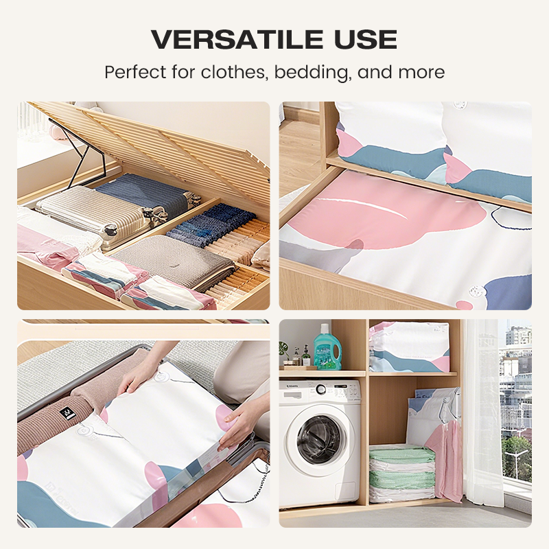 Bolsas de almacenamiento al vacío para ropa y ropa de cama