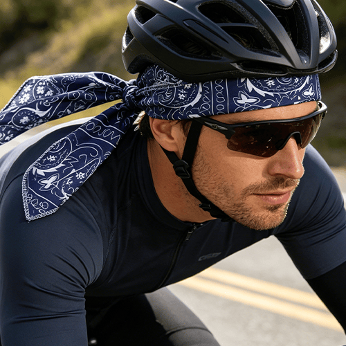 Bandana Deportiva Elástica para Ciclismo y Running con Ajuste bajo Casco