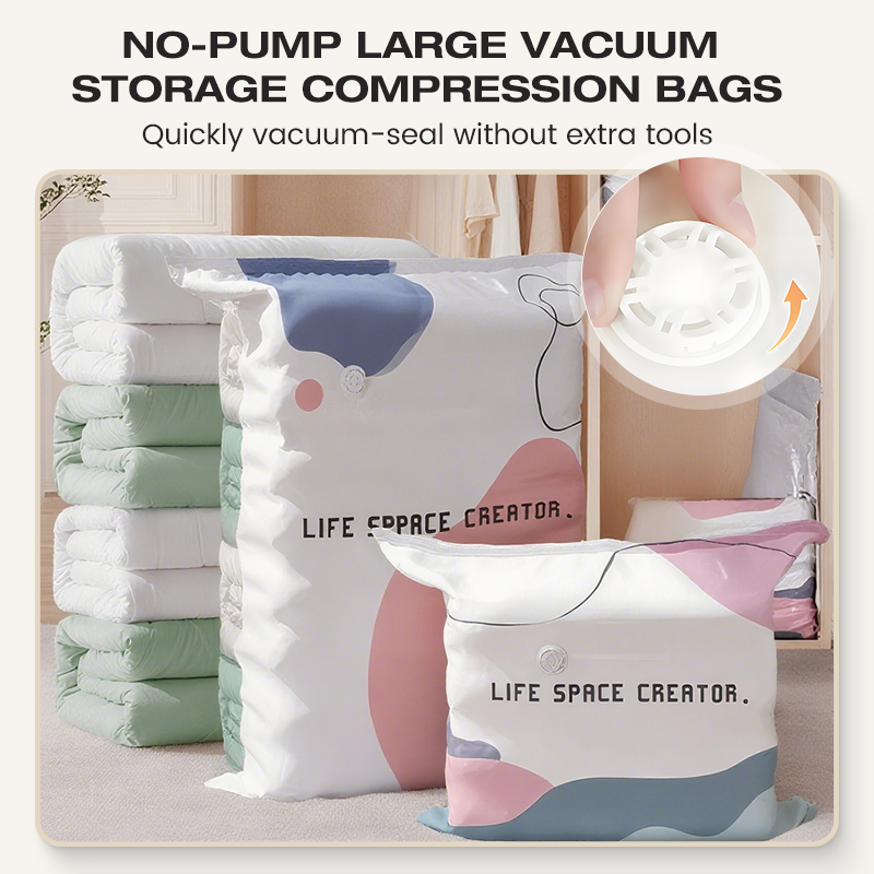 Bolsas de almacenamiento al vacío para ropa y ropa de cama