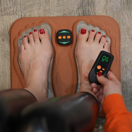 Elektrostimulatiemat voor de voeten met afstandsbediening