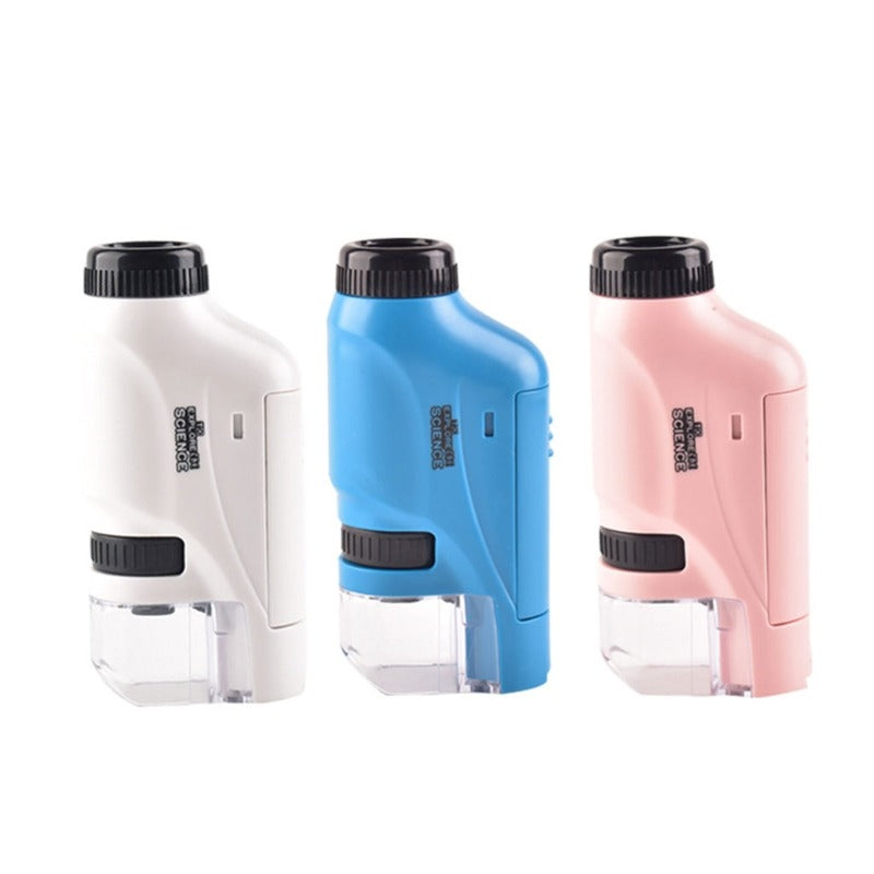 MicroExplorer – Microscopio LED de bolsillo para niños curiosos
