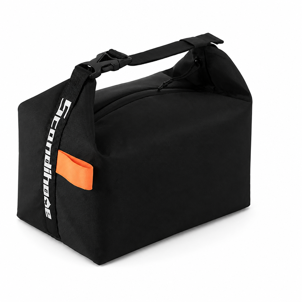 Opvouwbare thermische lunchtas met rits en handvat
