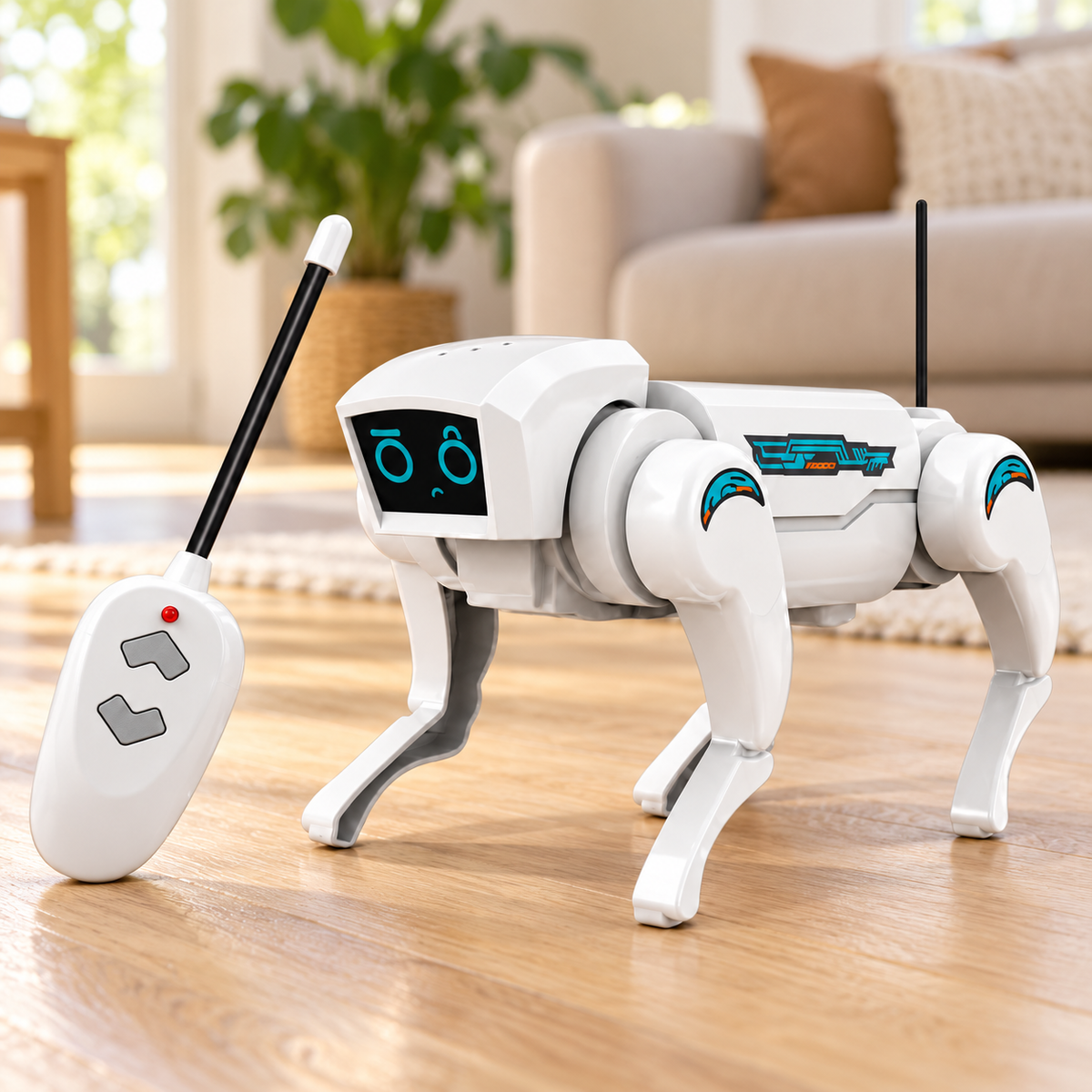 Robot-hondenspeelgoed met afstandsbediening, beweegbare poten en mechanisch ontwerp