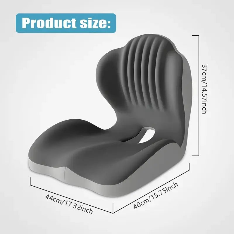 Ergonomisch kussen van traagschuim voor zitting en rugleuning