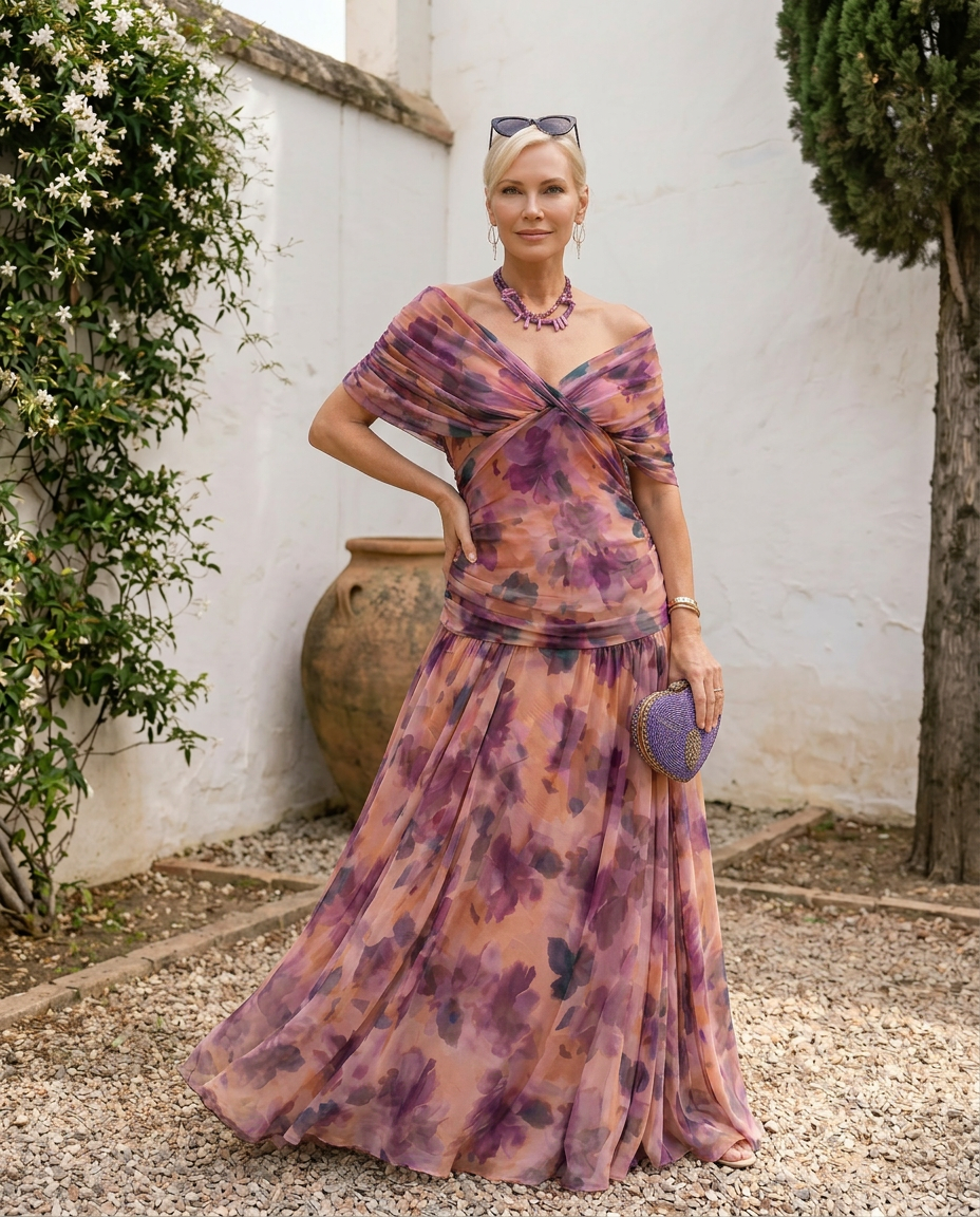 Celeste | Vestido Maxi de Fiesta