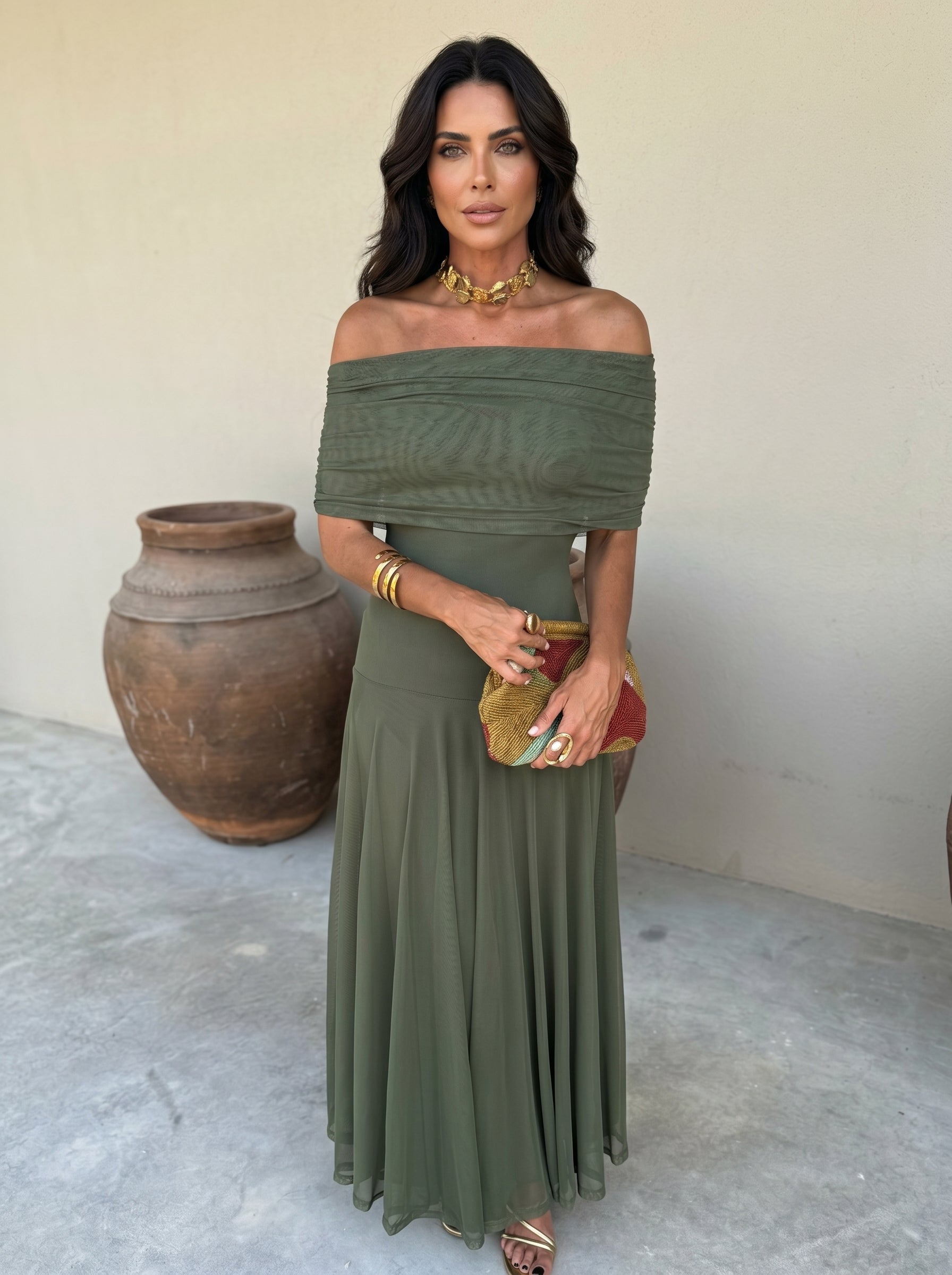 Vestido Valencia Maxi sin Tirantes