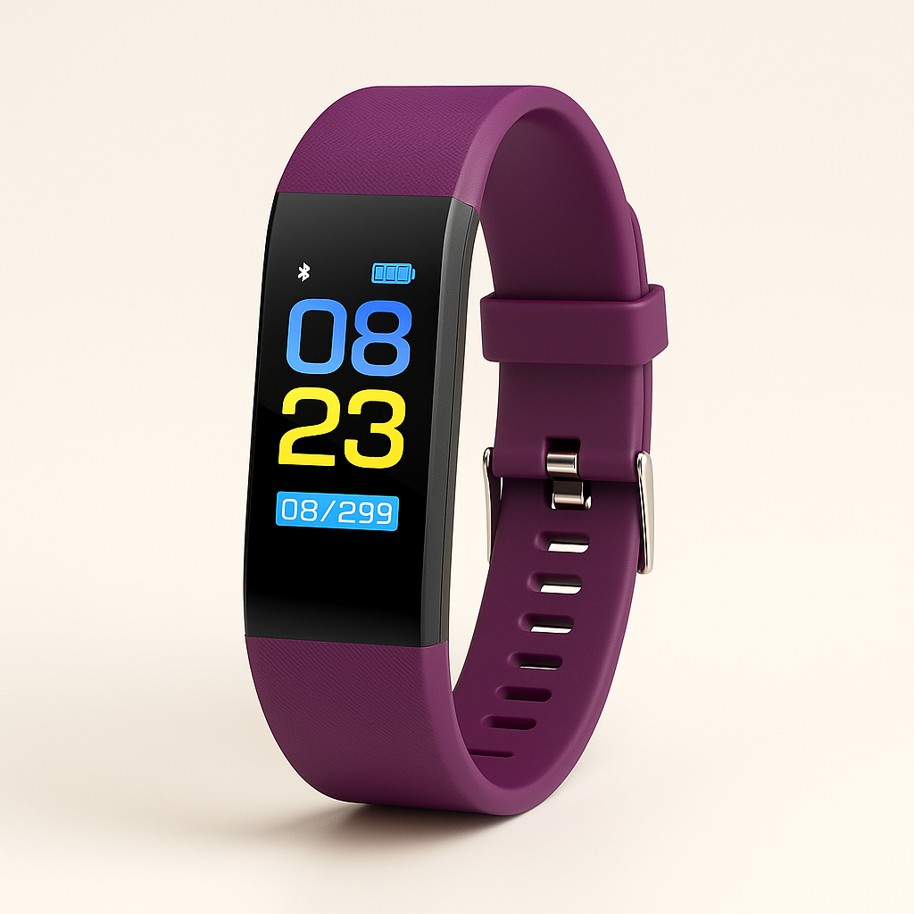 Reloj de Fitness para Personas Mayores de Silicona Impermeable