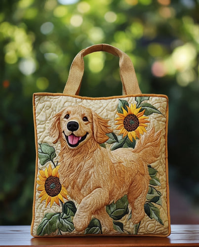 Bolso Tote Artesanal | Diseño Golden Retriever