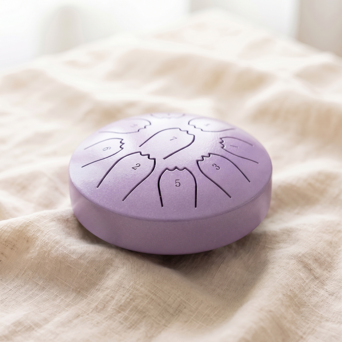 Tambor de Acero Tipo Rain Drum, Escala Pentatónica 432Hz para Meditación