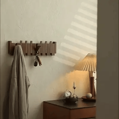 Primo | Perchero de Madera en Forma de Piano | Diseño Elegante | Madera Duradera