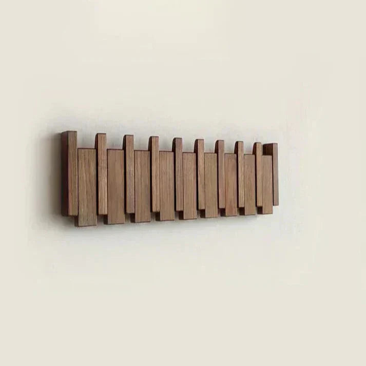 Primo | Perchero de Madera en Forma de Piano | Diseño Elegante | Madera Duradera