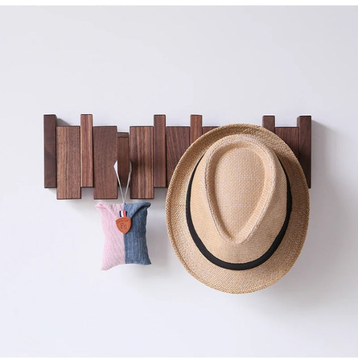 Primo | Perchero de Madera en Forma de Piano | Diseño Elegante | Madera Duradera