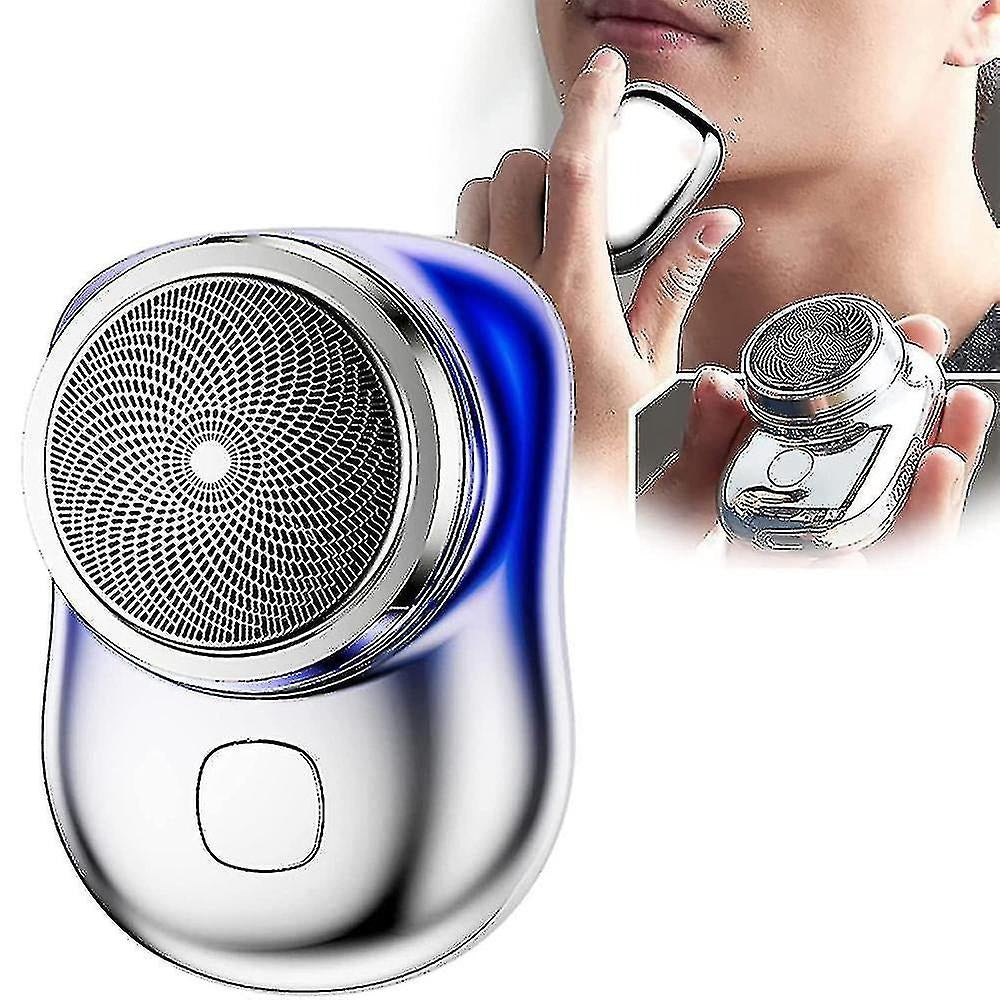 Afeitadora Eléctrica Portátil Hombre Mujer – 3 Cabezales Rotativos, Impermeable, Silenciosa, Recargable USB