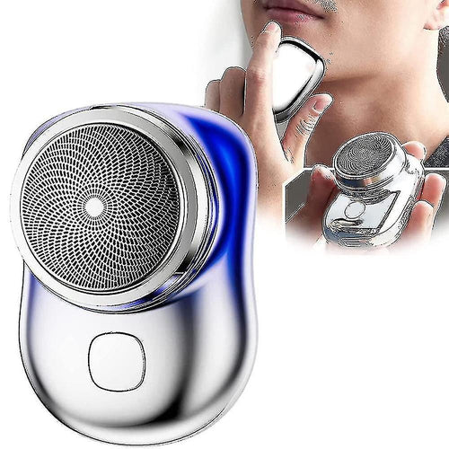 Afeitadora Eléctrica Portátil Hombre Mujer – 3 Cabezales Rotativos, Impermeable, Silenciosa, Recargable USB