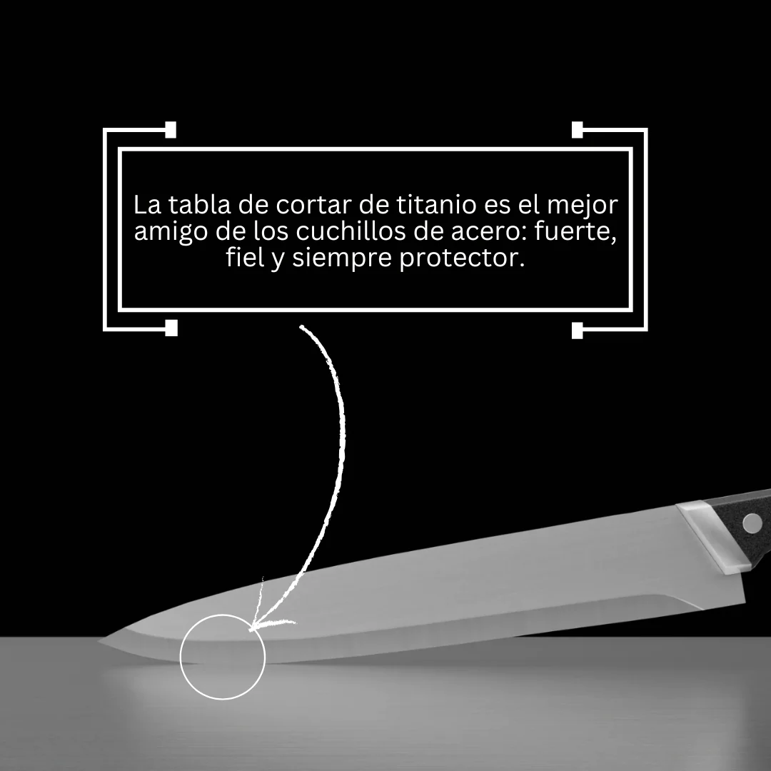 TitanSlice - Tabla de cortar de titanio