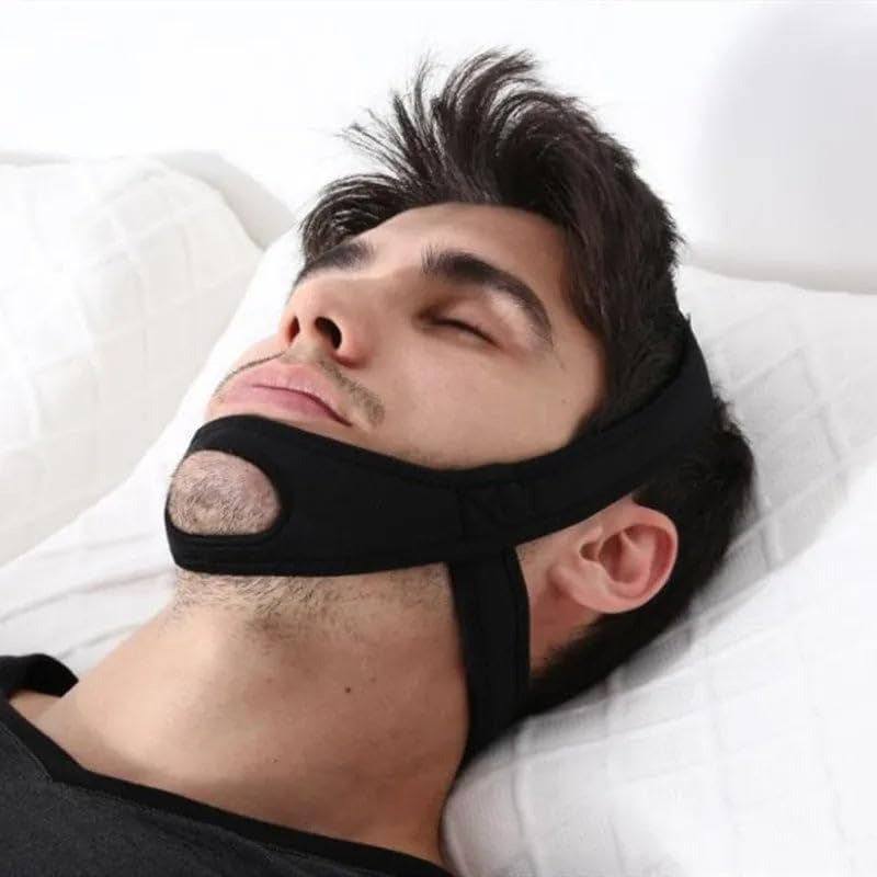 Cinta de Neopreno para la Mandíbula Ajustable Antirronquidos
