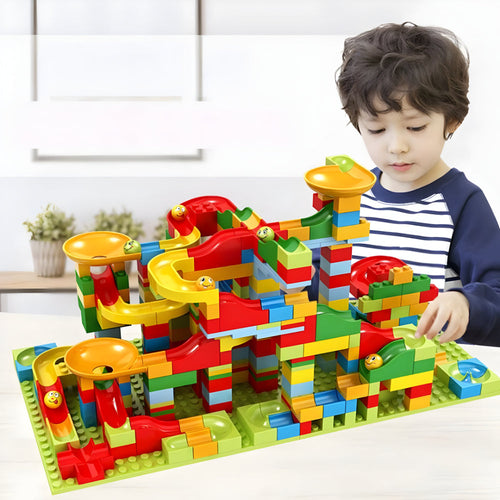 Pista de canicas Juguete de construcción para niños Colorido Plástico