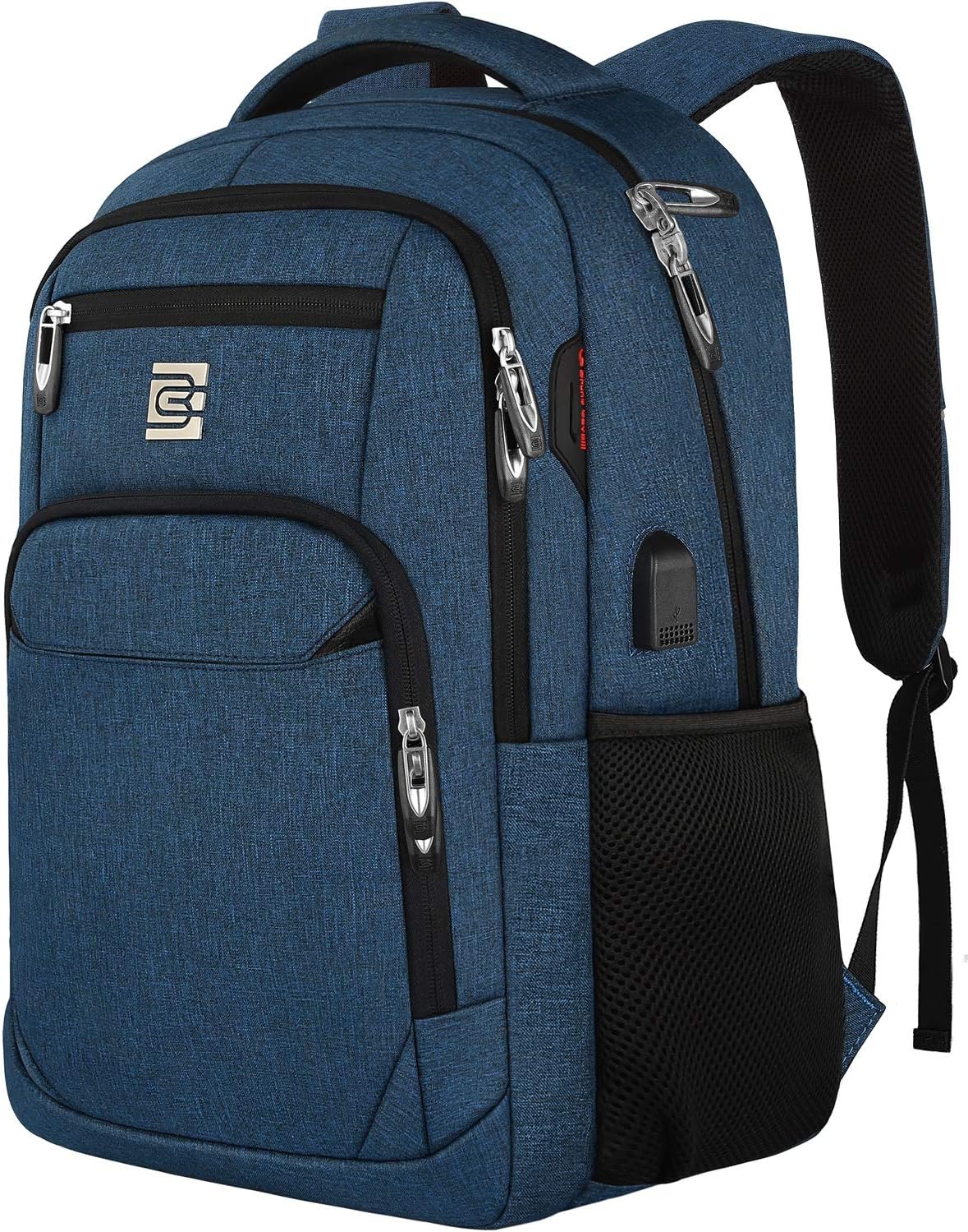 Mochila Delgada Antirrobo para Portátil con Puerto de Carga USB