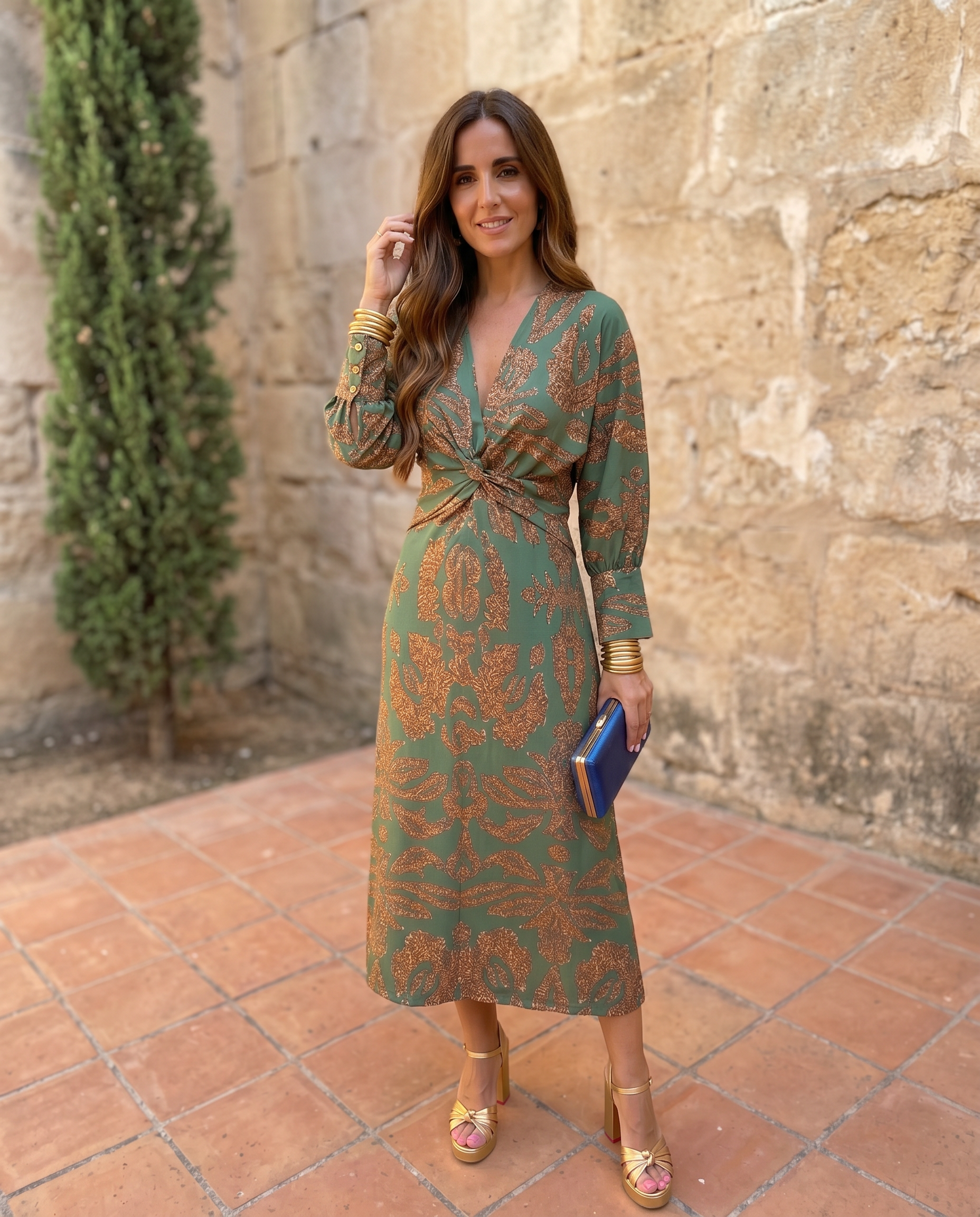 Alma | Vestido Midi Estampado
