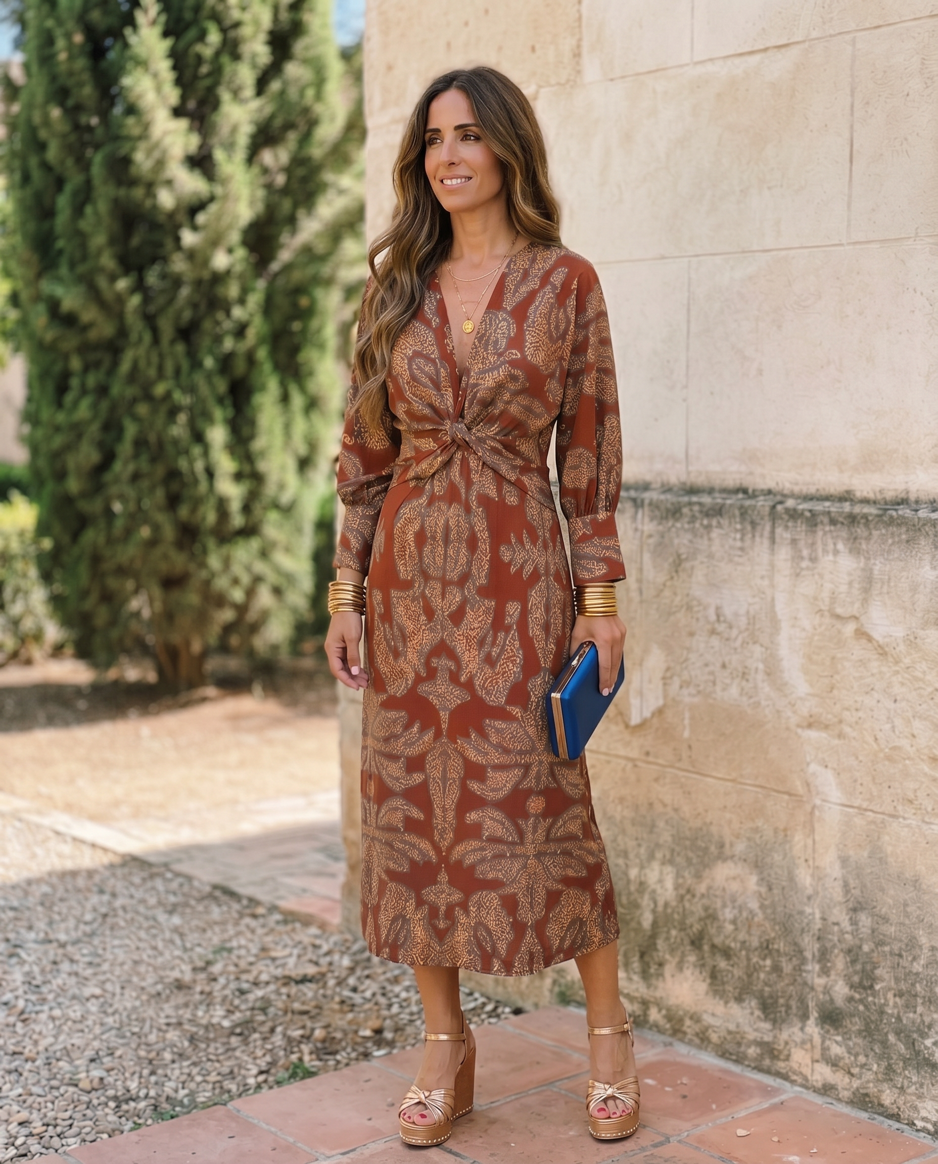 Alma | Vestido Midi Estampado