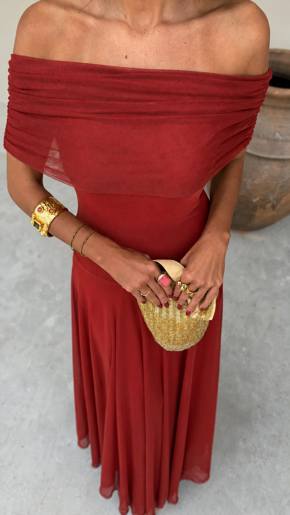 Vestido Valencia Maxi sin Tirantes