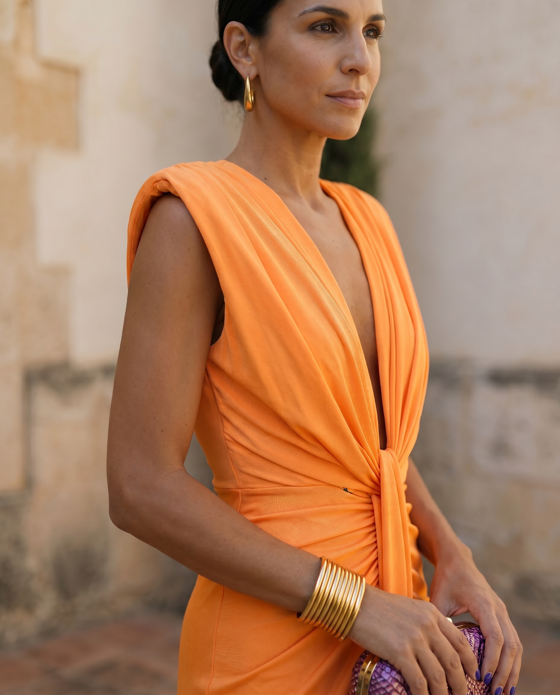 Lucía | Vestido Drapeado