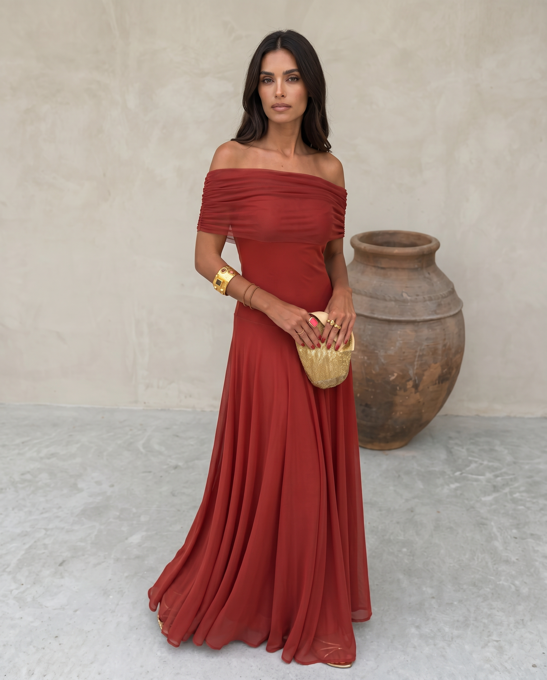 Vestido Valencia Maxi sin Tirantes