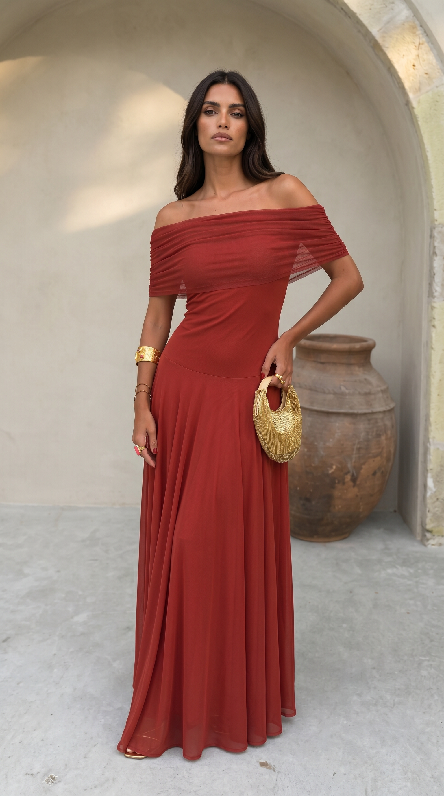 Vestido Valencia Maxi sin Tirantes